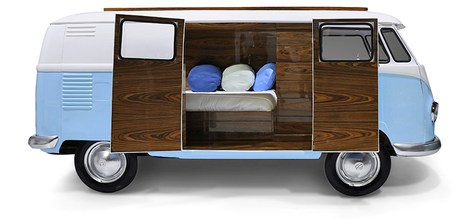 Illustration for article titled No One Is Going to Use This VW Camper Van Bed For Sleeping